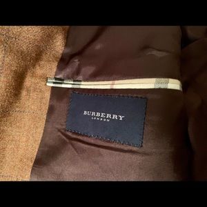 Burberry London Window Check Wool Blazer